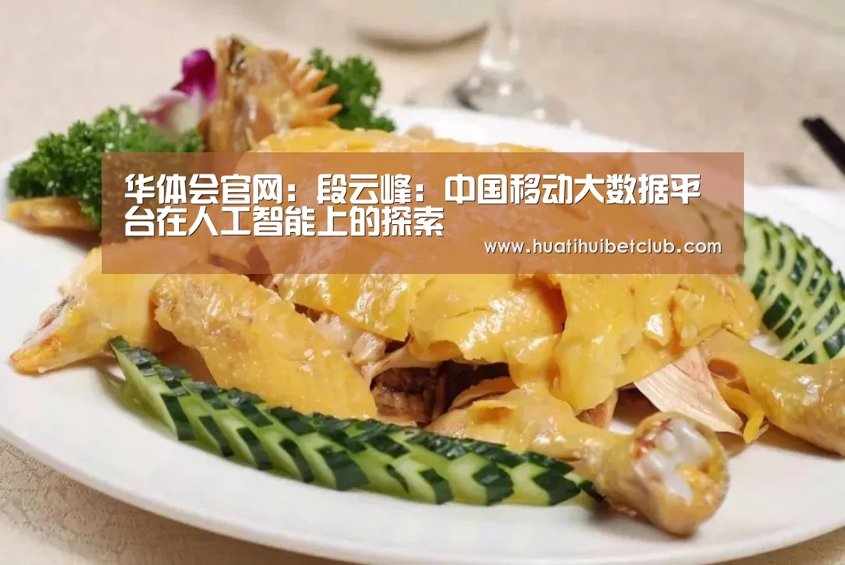 华体会官网:段云峰:中国移动大数据平台在人工智能上的探索(图1) 华体会直播
