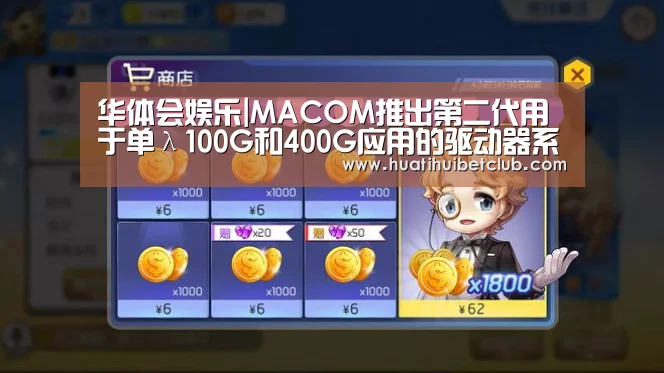 华体会娱乐|MACOM推出第二代用于单λ100G和400G应用的驱动器系列(图2) 华体会官网